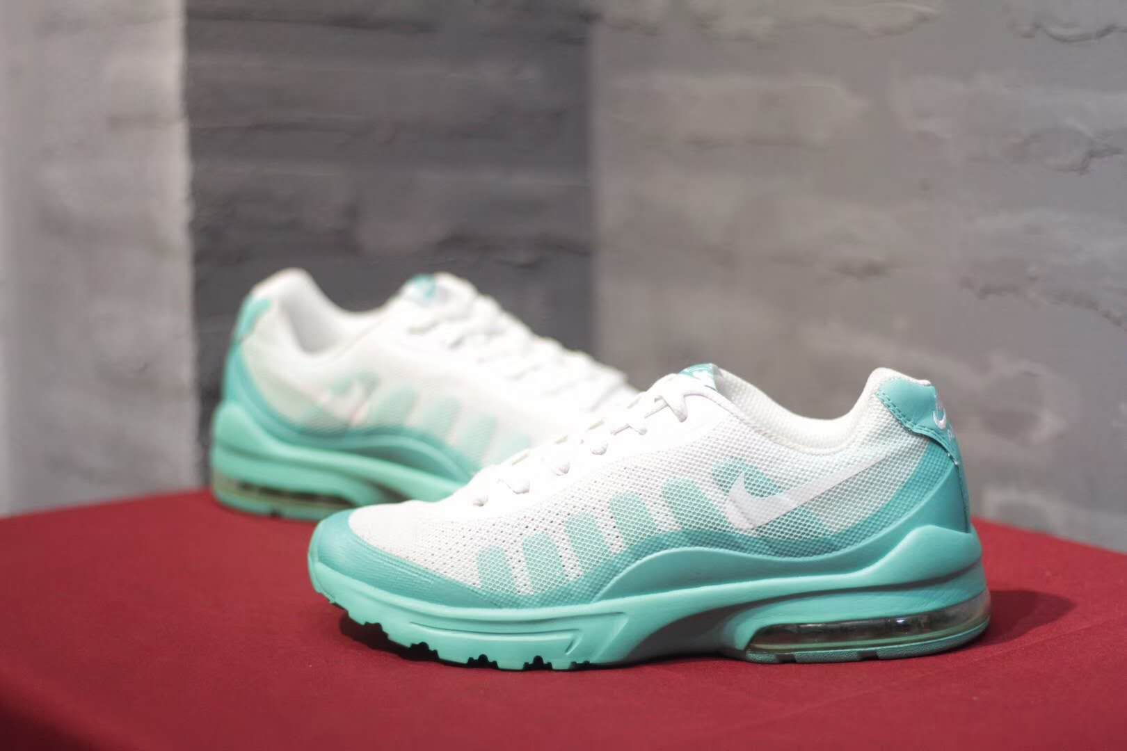 Women Nike Air Max Invigor Print 95 Gint Green White Shoes